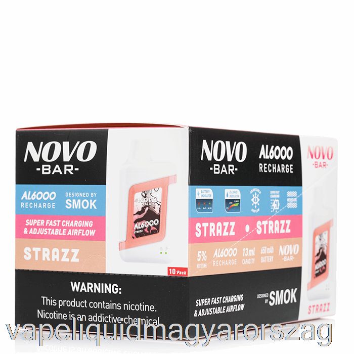 [10 Csomagos] Smok Novo Bar Al6000 Eldobható Vape Folyadék